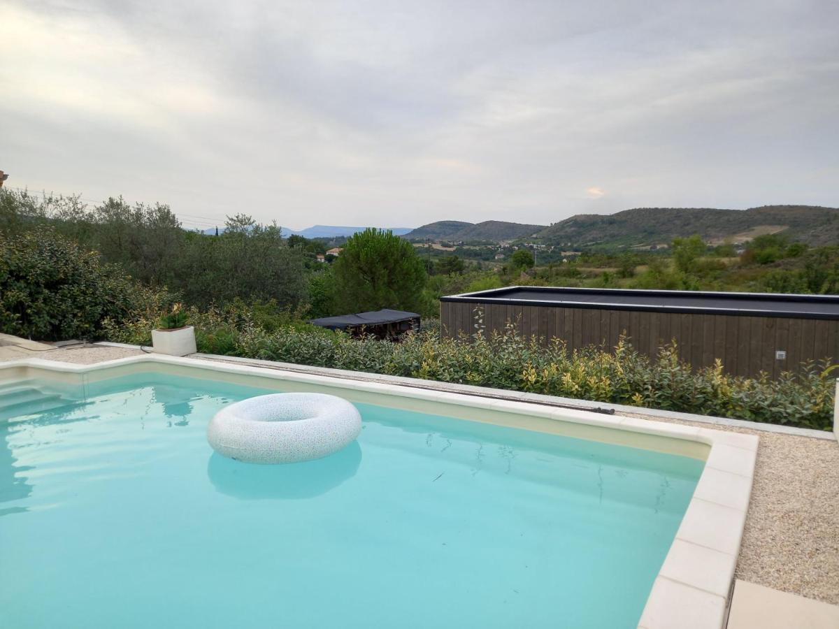 "Plus Belle L'Ardeche" Studio De Jardin Et Piscine Vinezac Екстериор снимка